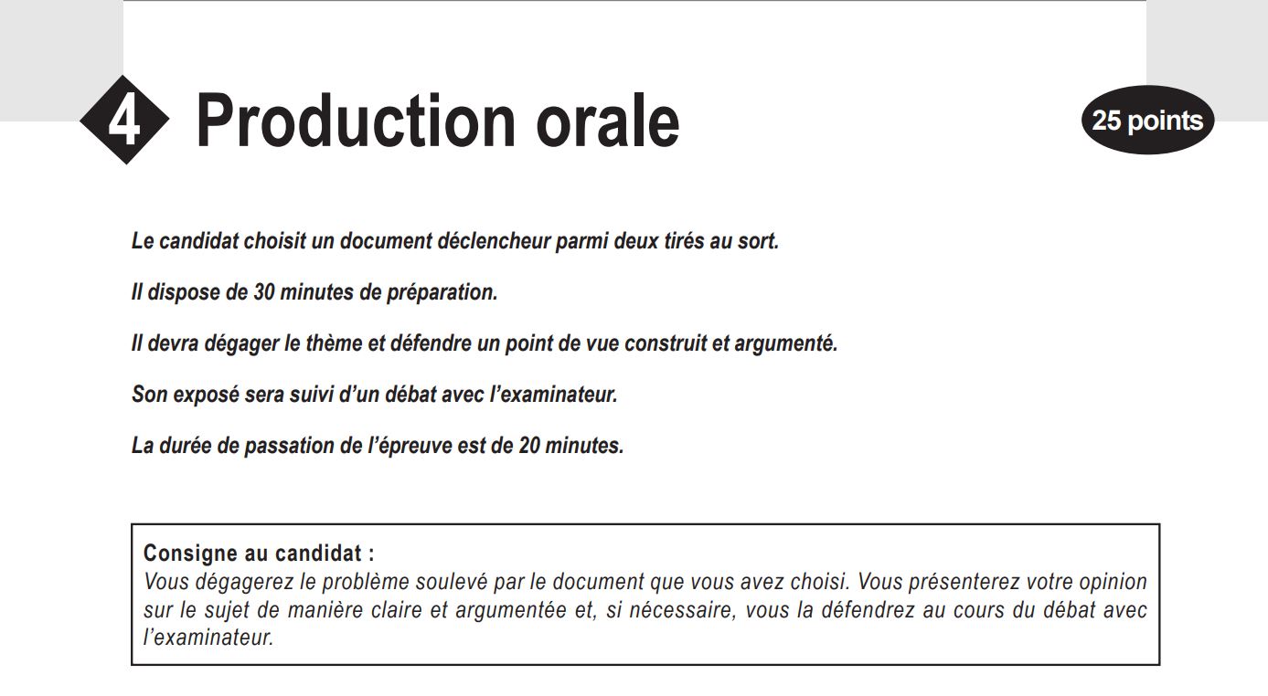 Production orale DELF B2 I. L'introduction